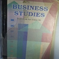 Business Studies Ncert book for Class11