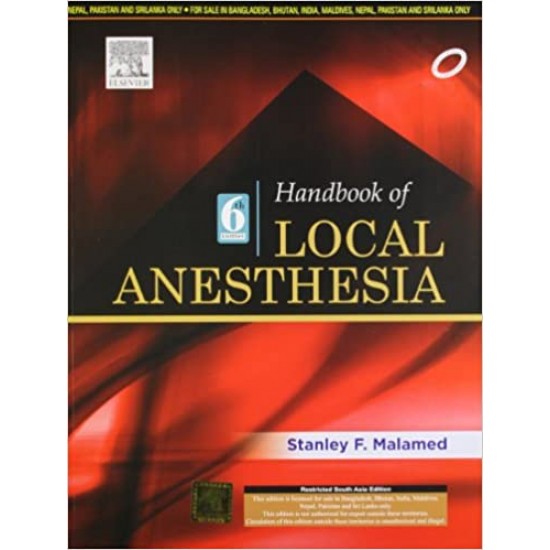Handbook of Local Anesthesia 6th Edition by Stanley F Malamed DDS