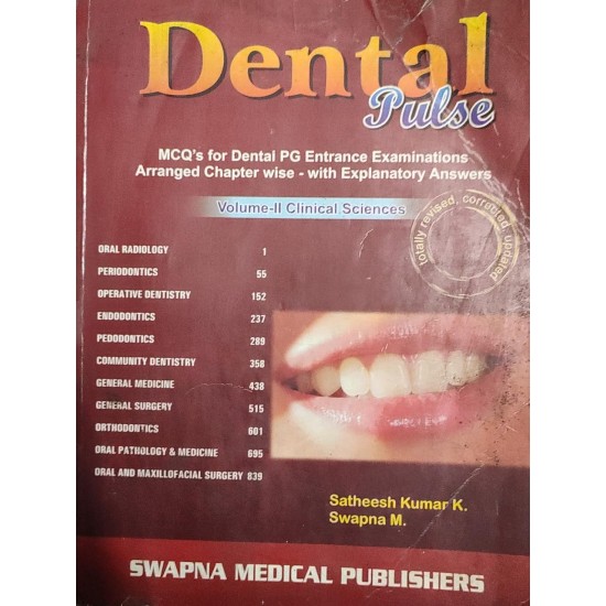 Dental Pulse Vol 2 Clinical Sciences by Satheesh Kumar K