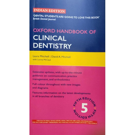 OXFORD HANDBOOK OF CLINICAL DENTISTRY 5th Edition by Laura Mitchell