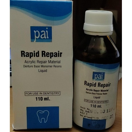 Pai Rapid Repair Acrylic Repair Material Denture Base Monomer Resins Liquid 110ML