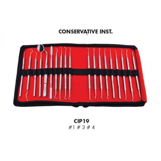 GDC Conservative Kit Set of 19 Instruments CIP19