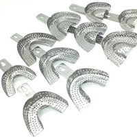 Indian Impression Tray (Dentulous) (Set of 10) by Indian Manufacturer 