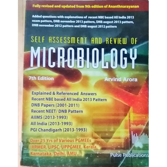 Self Assessment and Review of Microbiology Paperback – 2015 by Arvind Arora (Author)