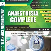 Anaesthesia COMPLETE BY DBMCI by DR. AJAY YADAV