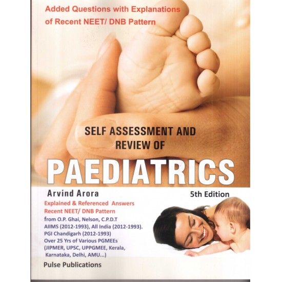 Self Assessment and Review of PAEDIATRICS by Arvind Arora second hand book 