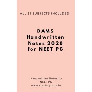 Dams Pg Medical Handwritten Notes by Dams Students 2020