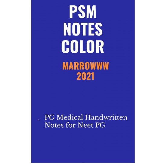 Psm Colored Handwritten Notes 2021 by Marrow