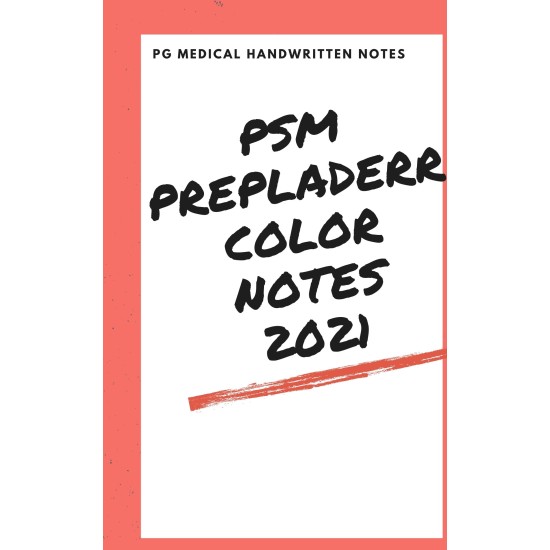 Psm Colored Handwritten Notes 2021 by Marrow