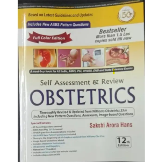 Self Assessment and Review Obstetrics 12th by Hans Sakshi Arora