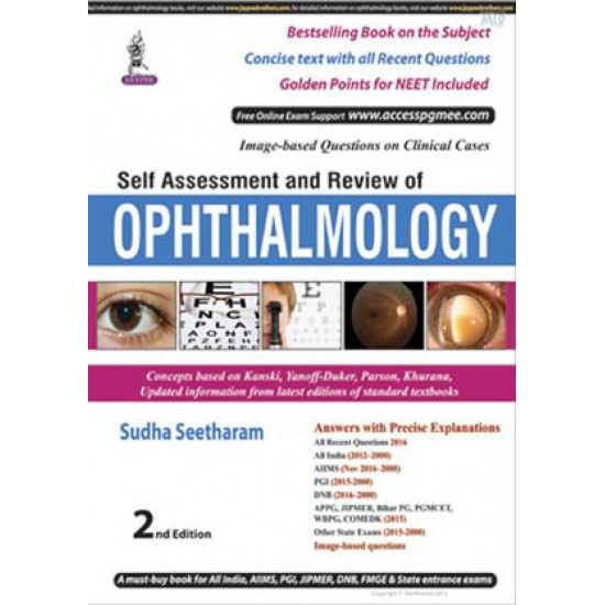 SELF ASSESSMENT AND REVIEW OF OPHTHALMOLOGY 2nd Edition by SUDHA SEETHARAM