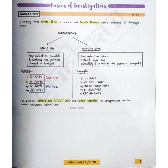 Radiology Colored Notes 2020 by E-gurukul 