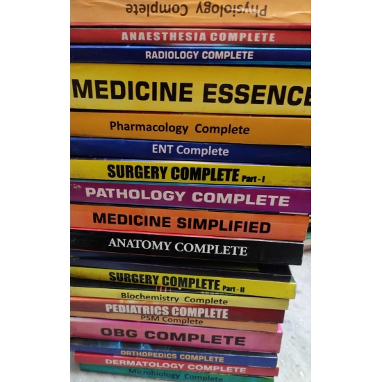 DBMCI Complete Books set of 20 Books by DBMCI for NEET PG and INI CET