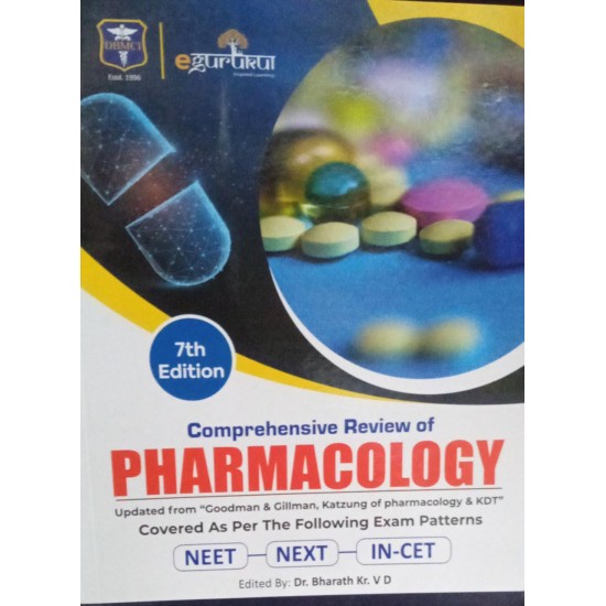 Comprehensive Review of Pharmacology 7th Edition by Dr. Bharath Kr VD