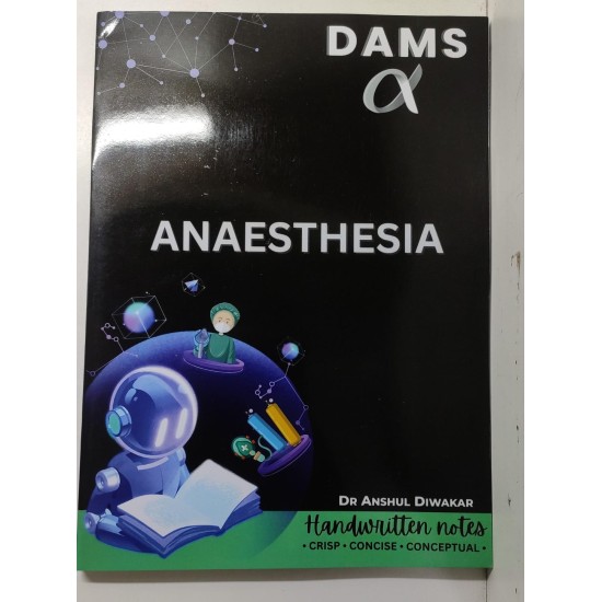 Anaesthesia Handwritten Alpha Color Notes 2025 by Dams