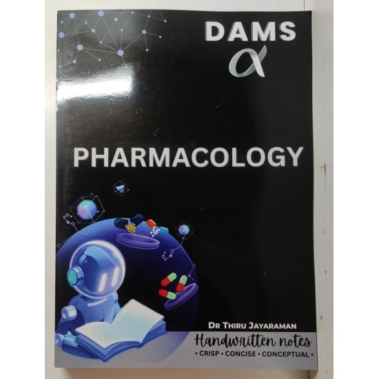 Pharmacology Handwritten Alpha Notes by Dams