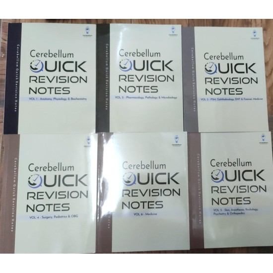Cerebellum Quick Revision Notes Color 2026 by Cerebellumm