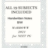 arroww handwritten Notes 2022 complete 19 Subjects  Black n white by Students 