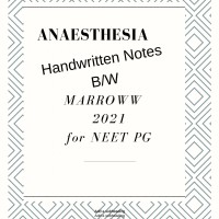 Anesthesia Handwritten Notes 2021 by arroww Students 