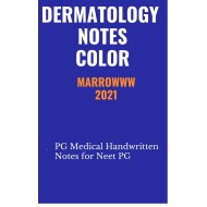 Dermatology Colored Notes 2021 by Marrow