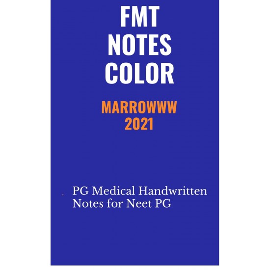 Forensic Medicine Colored Notes 2021 by Marroww