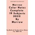 Marrow Colored Complete 19 Subjects Edition 6 Original Notes 