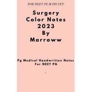 Surgery Colored 2023 Notes by Marroww