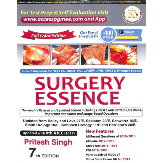 Surgery Essence Full Color 7th Edition by Pritesh Singh