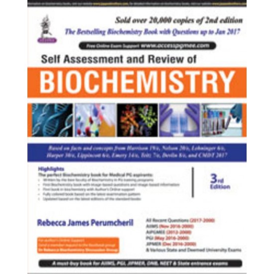 Self Assessment & Review Of Biochemistry 3rd Edition by Rebecca James Perumcheril 