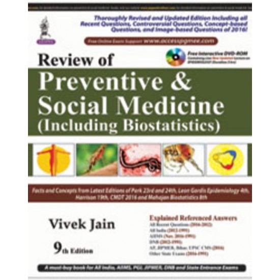 Review Of Preventive & Social Medicine Including Biostatistics 9th Edition by Vivek Jain