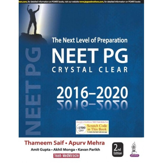 Next Level Of Preparation Neet Pg Crystal Clear 2016-2020 by Thameem Saif, Apurv Mehra