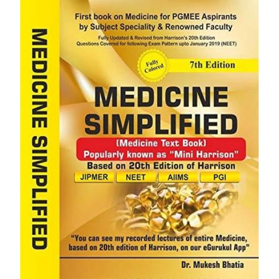 MEDICINE SIMPLIFIED 7th Edition BY DR MUKESH BHATIA