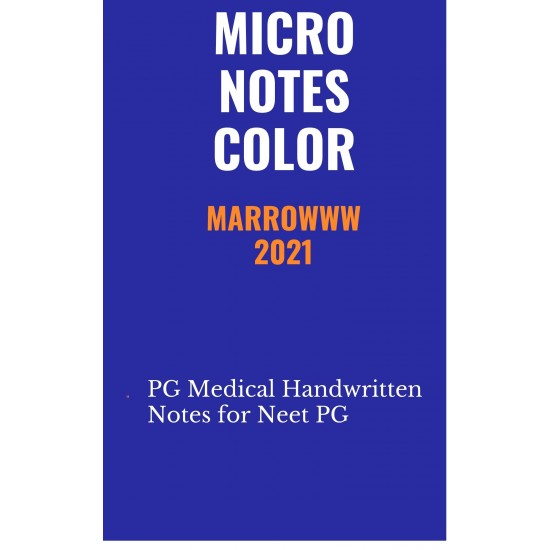 Microbiology Colored Notes 2021 by Marroww