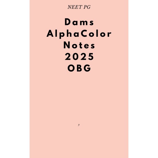 OBG Color Alpha Notes 2025 by Dams
