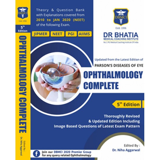 A Complete Book Of Ophthalmology by BY DR. NIHA AGARWAL