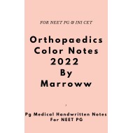 Orthopaedics Colored Notes 2022 by Marroww 