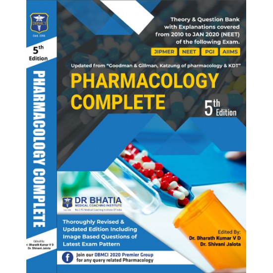 A Complete Book Of Pharmacology by Dr. Bharath Kumar V D, Dr. Shivani Jalota