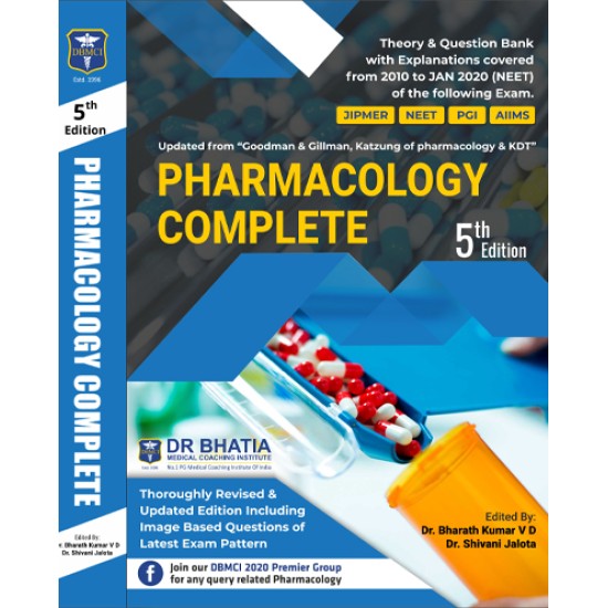 A Complete Book Of Pharmacology by Dr. Bharath Kumar V D, Dr. Shivani Jalota