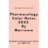 Pharmacology Colored Notes 2022 by Marroww