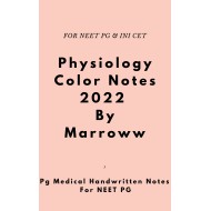 Physiology Colored Notes 2022 by Marroww