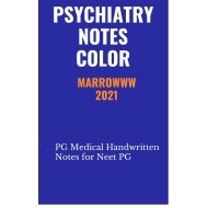 Psychiatry Colored Notes 2021 by Marrow 