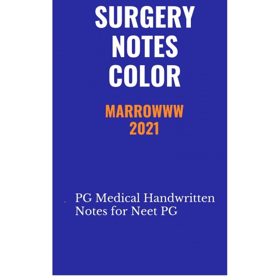 Surgery Colored Notes 2021 by Marroww
