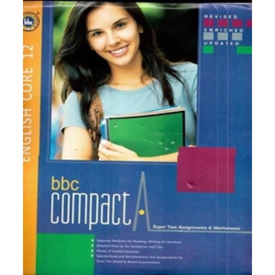BBC Compact  Englis for Class12 set of 2 books Containing only Assignments and The Invisible Man Novel