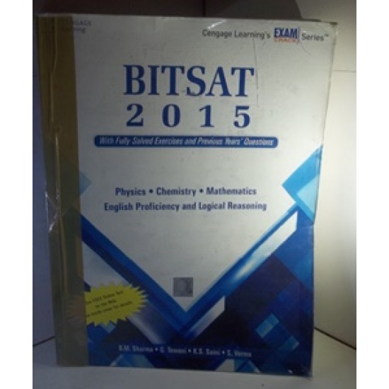 BITSAT 2015 1st Edition  (English, Paperback, B. M. Sharma, G. Tewani, K. S. Saini, S. Verma) second hand book 