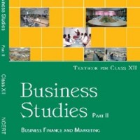 Business Studies Ncert book  Part-2 for Class12