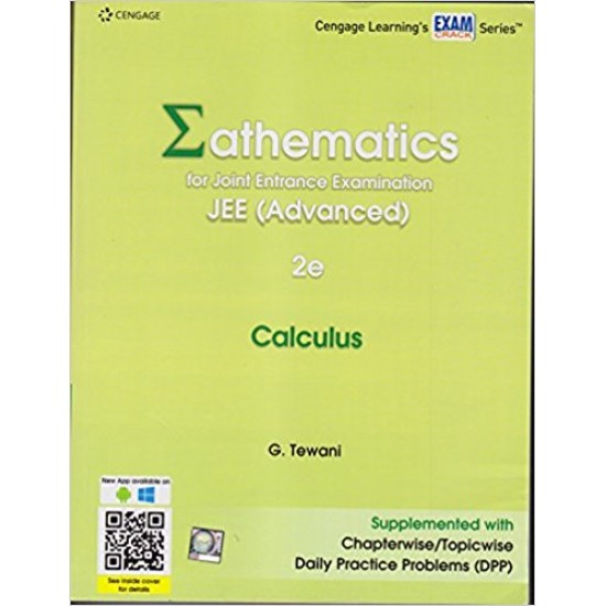 G TEWANI Calculus for JEE Advanced Cengage Publication, 2nd Edition by G Tewani with free DPP