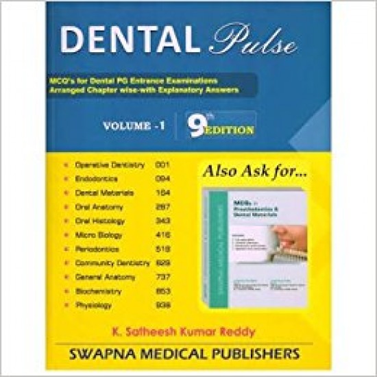 Dental pulse 9th edition volume 1 by K. Satheesh Kumar Ready