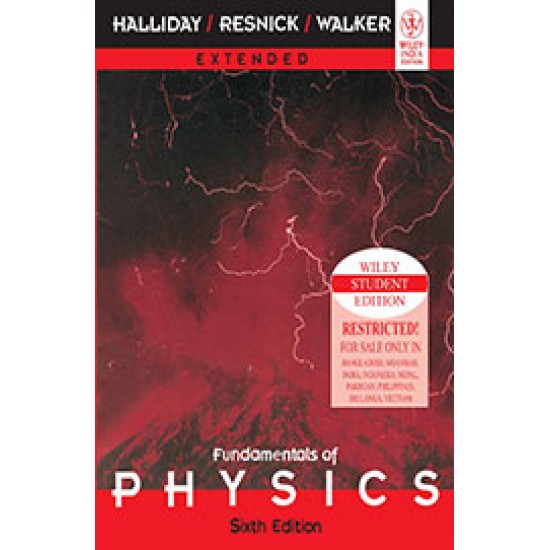 Fundamentals Of Physics Extended David Halliday Jearl Walker, 