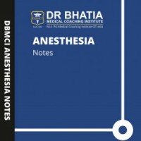 Anesthesia Handwritten Notes by Dr. Ajay Yadav Bhatia 2019-2020