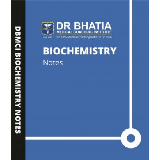 Biochemistry Handwritten Notes by Dr. Govind Singh Bhatia Institute 2019-2020